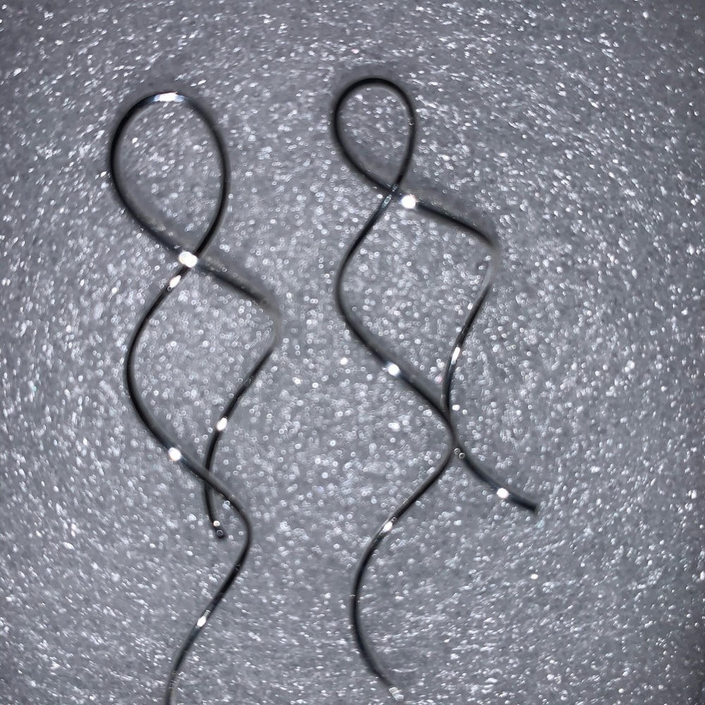 Sterling Silver 926 Wire Earrings